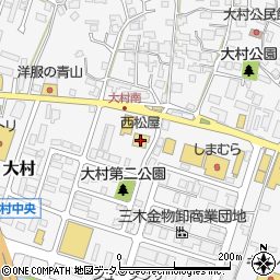 西松屋三木大村店周辺の地図