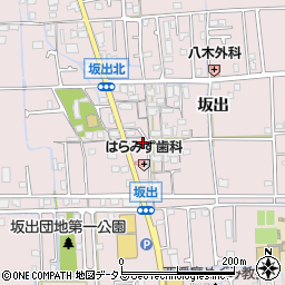 兵庫県姫路市網干区坂出76周辺の地図