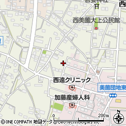 静岡県浜松市浜名区西美薗2058周辺の地図
