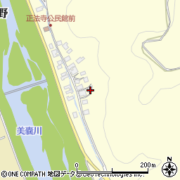 兵庫県三木市別所町正法寺231周辺の地図