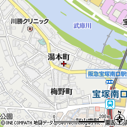 ルモン宝塚南口周辺の地図