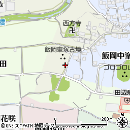 京都府京田辺市飯岡西原16-1周辺の地図