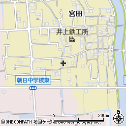 兵庫県姫路市勝原区宮田689周辺の地図