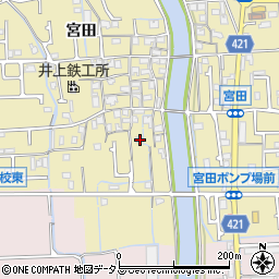 兵庫県姫路市勝原区宮田681周辺の地図