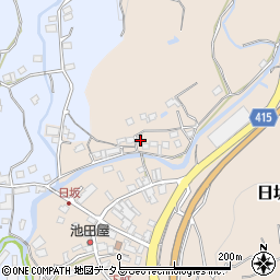 静岡県掛川市日坂827周辺の地図