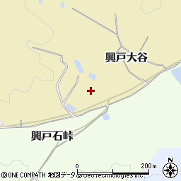 京都府京田辺市興戸大谷周辺の地図