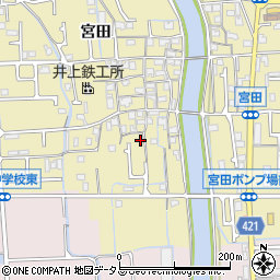 兵庫県姫路市勝原区宮田782周辺の地図