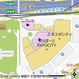 モスバーガーららぽーとEXPOCITY店周辺の地図