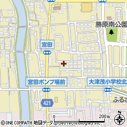 兵庫県姫路市勝原区宮田30周辺の地図
