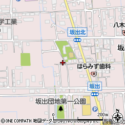 兵庫県姫路市網干区坂出127-2周辺の地図