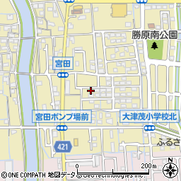 兵庫県姫路市勝原区宮田30-22周辺の地図