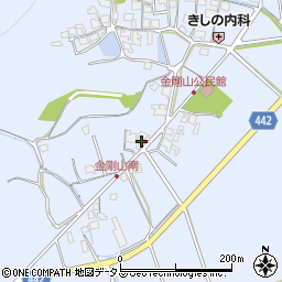 兵庫県たつの市揖保川町金剛山401周辺の地図