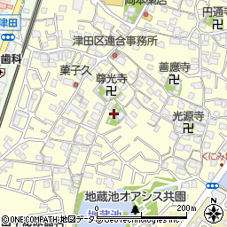 正應寺周辺の地図