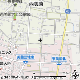 静岡県浜松市浜名区西美薗2263周辺の地図