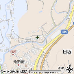 静岡県掛川市日坂829周辺の地図
