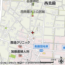 静岡県浜松市浜名区西美薗2174周辺の地図