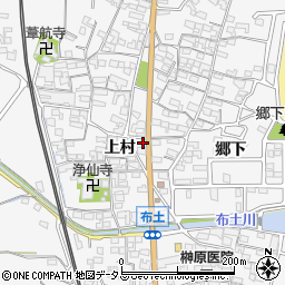 愛知県知多郡美浜町布土上村周辺の地図