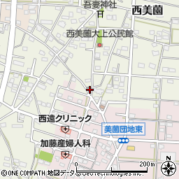 静岡県浜松市浜名区西美薗2173周辺の地図