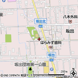 兵庫県姫路市網干区坂出190周辺の地図