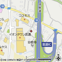 三重県津市芸濃町椋本6275-1周辺の地図