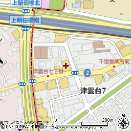 トヨタモビリティ新大阪　レクサス千里周辺の地図