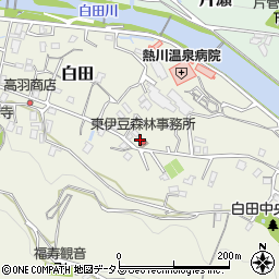 静岡県賀茂郡東伊豆町白田466-4周辺の地図
