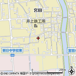 兵庫県姫路市勝原区宮田644周辺の地図