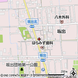 兵庫県姫路市網干区坂出193周辺の地図