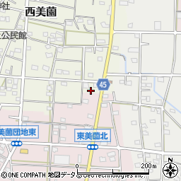 静岡県浜松市浜名区西美薗2292-1周辺の地図
