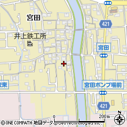 兵庫県姫路市勝原区宮田675周辺の地図