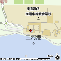 海陽中等教育学校周辺の地図