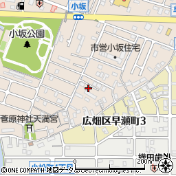 兵庫県姫路市広畑区小坂152周辺の地図