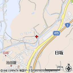 静岡県掛川市日坂808-2周辺の地図