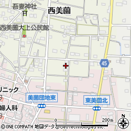 静岡県浜松市浜名区西美薗2262周辺の地図