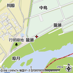 愛知県豊川市院之子町古川周辺の地図