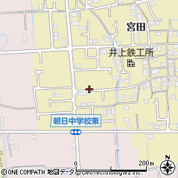 兵庫県姫路市勝原区宮田718周辺の地図