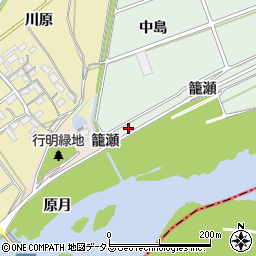 愛知県豊川市院之子町（古川）周辺の地図
