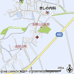 兵庫県たつの市揖保川町金剛山210周辺の地図