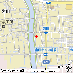 兵庫県姫路市勝原区宮田12周辺の地図