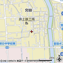 兵庫県姫路市勝原区宮田685周辺の地図