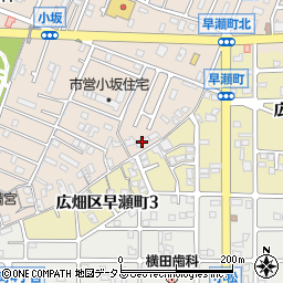 兵庫県姫路市広畑区小坂315周辺の地図
