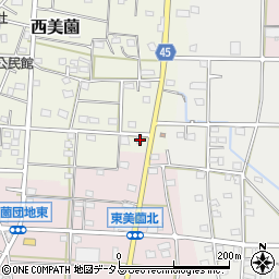 静岡県浜松市浜名区西美薗2293周辺の地図