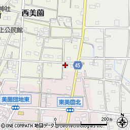 静岡県浜松市浜名区西美薗2291周辺の地図