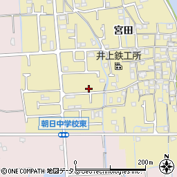 兵庫県姫路市勝原区宮田702周辺の地図