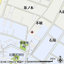 愛知県豊橋市石巻本町不破周辺の地図