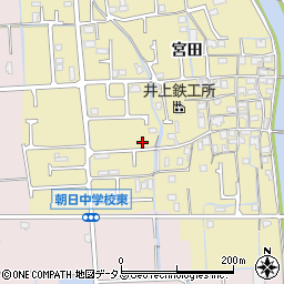 兵庫県姫路市勝原区宮田702-3周辺の地図