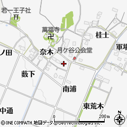 愛知県豊橋市嵩山町南浦周辺の地図