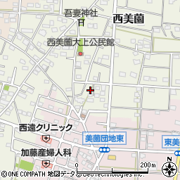 静岡県浜松市浜名区西美薗2183周辺の地図