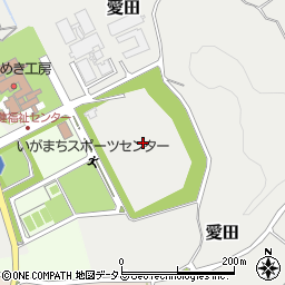 伊賀市役所　いがまちスポーツセンター周辺の地図