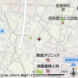 静岡県浜松市浜名区西美薗2064-4周辺の地図